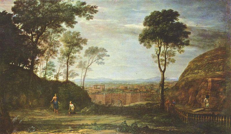 Claude Lorrain Ostermorgen oil painting picture